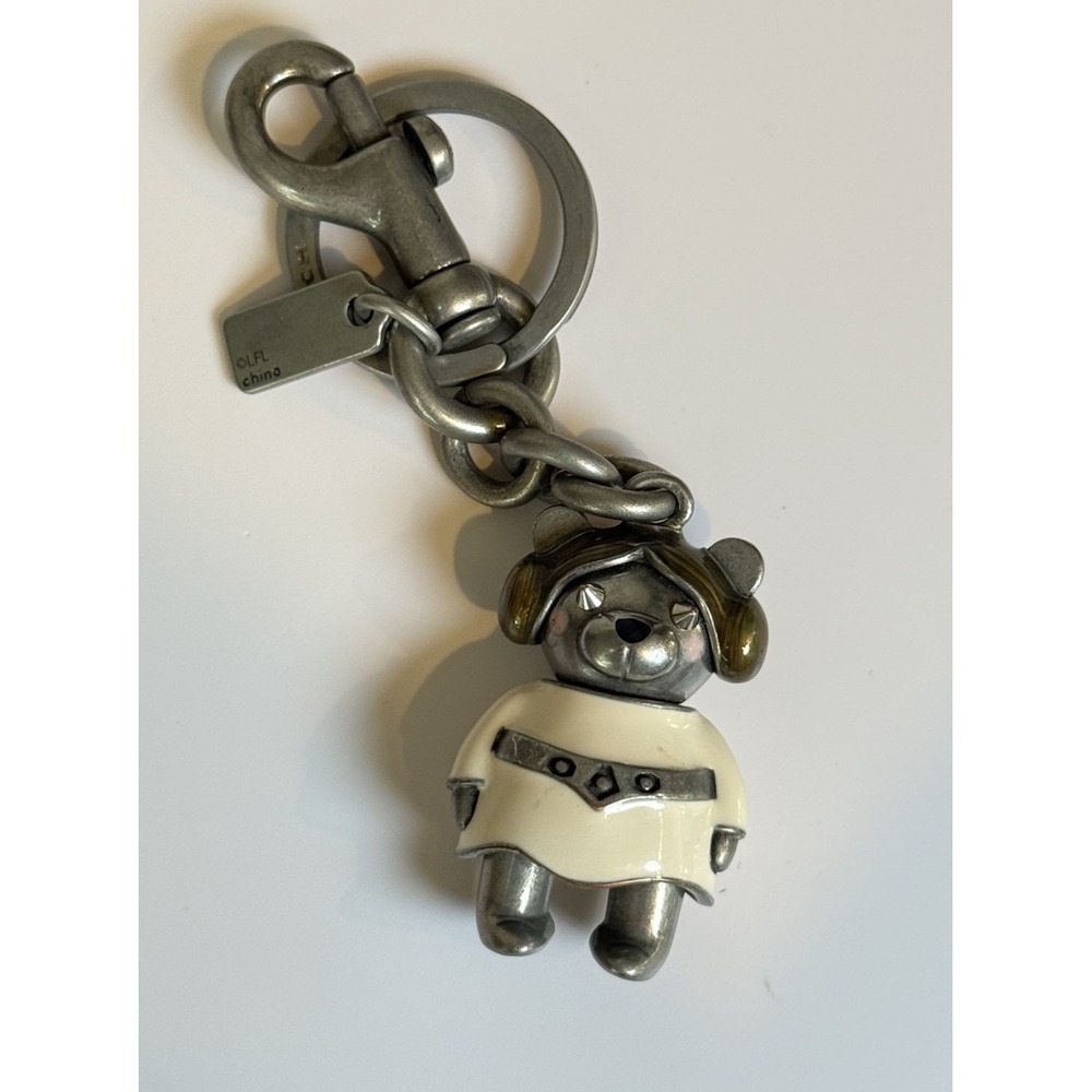 Coach x Star Wars Princess Leia Bear Bag Charm Keychain Limited Edition